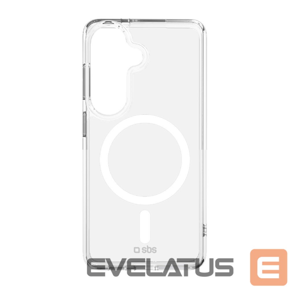 Back panel cover SBS SBS D3O Extreme Case for Samsung Galaxy S26 Plus Compatible with MagSafe - Transparent
