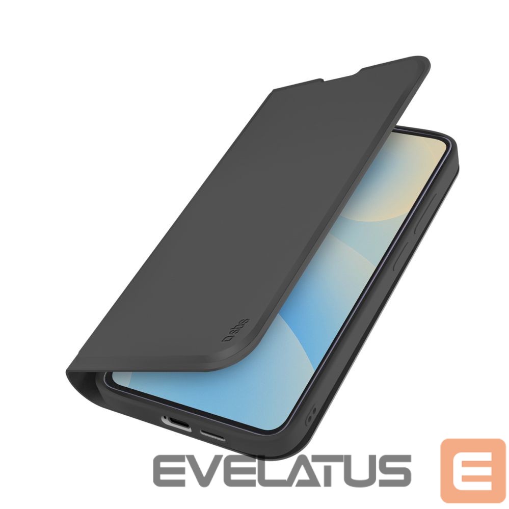 Back panel cover SBS SBS Wallet Smooth Case for Samsung S26 Plus with Flip - Black