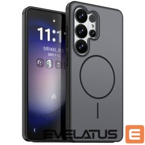 Back panel cover Hurtel  Hybrid Armor T Case for Samsung Galaxy S26 Ultra - Black 