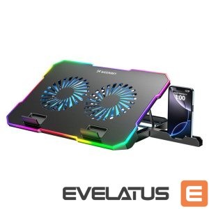 Other Computer Accessory Wozinsky  Wozinsky WDCX-A26 NitroCool RGB Gaming Laptop Cooling Pad - Black 