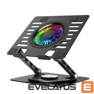 Other Computer Accessory Wozinsky  Wozinsky WDCX-X16-AS CoolBase RGB 360° Cooling Stand for Laptop and Tablet - Black 