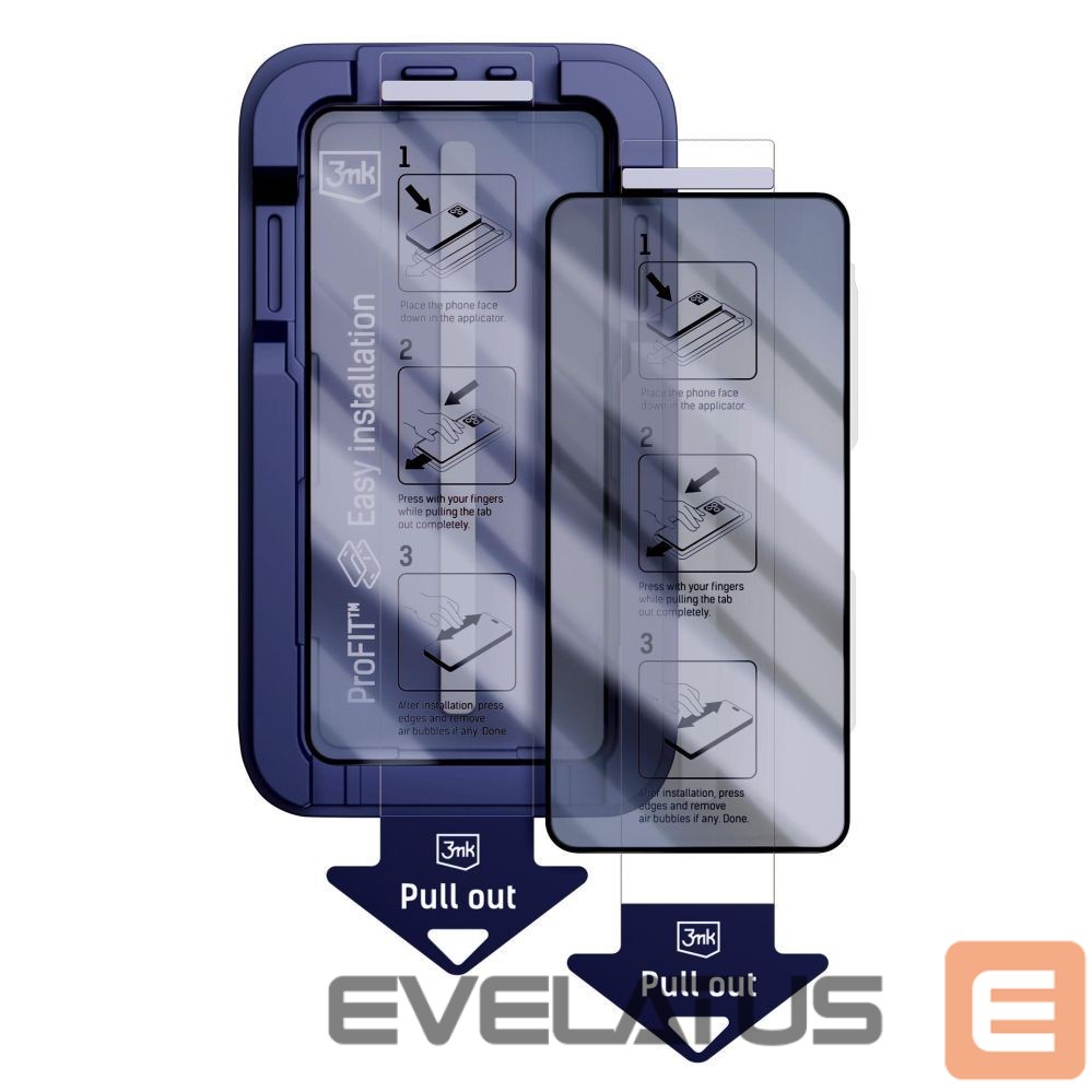 Protective glass 3MK 9H tempered glass with 3mk HardGlass Max Privacy filter for Samsung Galaxy S26