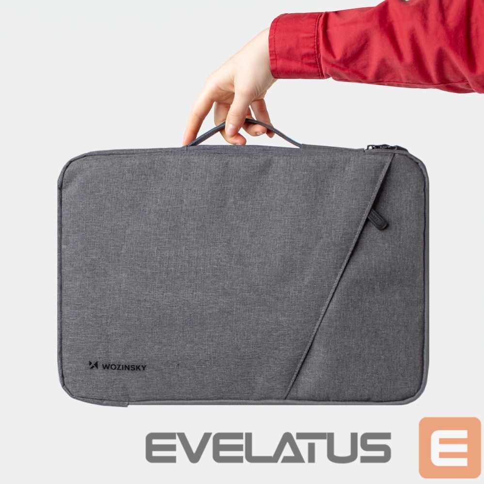 Laptop Bag Wozinsky Wozinsky WTNP-17G 17" Laptop Bag with Retractable Handle - Gray