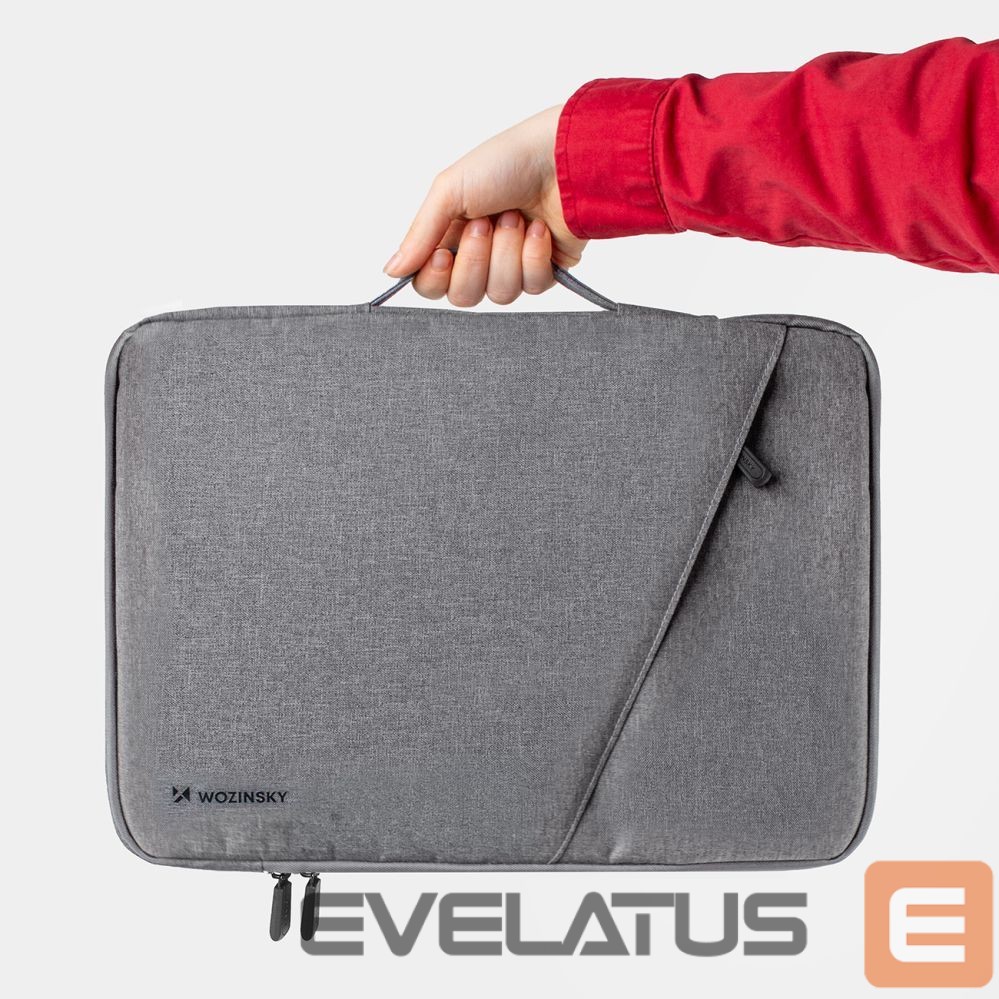 Laptop Bag Wozinsky Wozinsky WTNP-15G 15.6" Laptop Bag with Retractable Handle - Gray