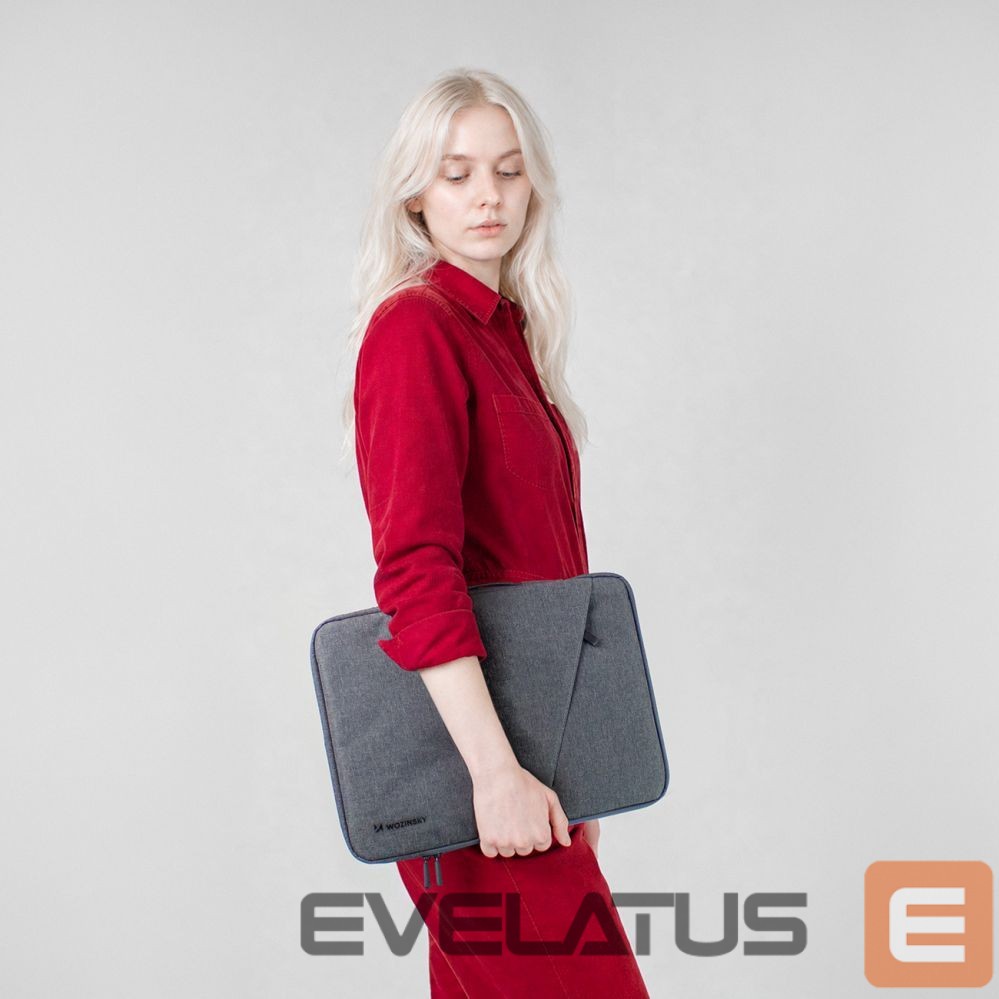 Laptop Bag Wozinsky Wozinsky WTNP-15G 15.6" Laptop Bag with Retractable Handle - Gray