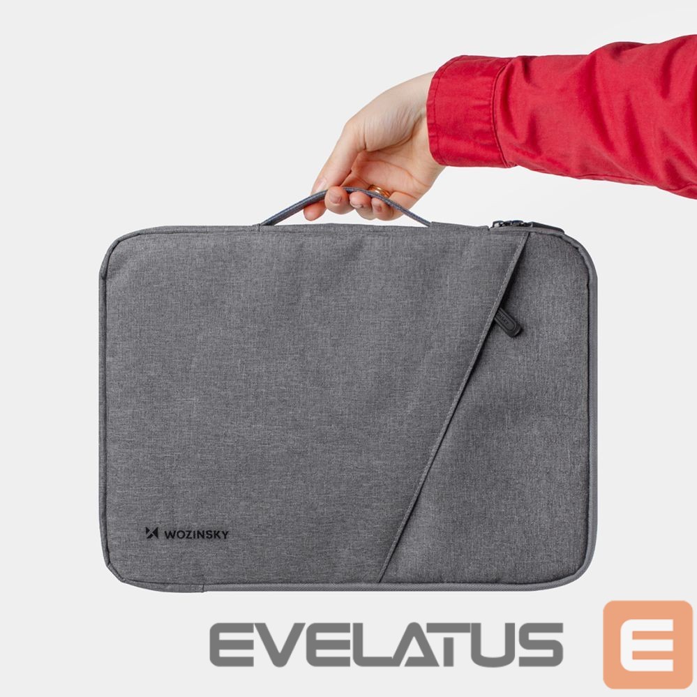 Laptop Bag Wozinsky Wozinsky WTNP-14G 13-14" Laptop Bag with Retractable Handle - Gray