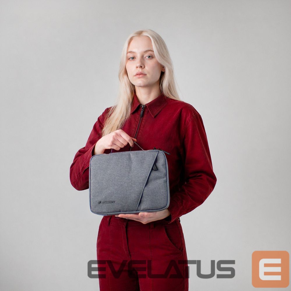 Laptop Bag Wozinsky Wozinsky WTNP-11G 10-11" Laptop Bag with Retractable Handle - Gray