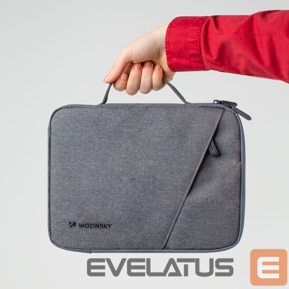 Laptop Bag Wozinsky Wozinsky WTNP-11G 10-11" Laptop Bag with Retractable Handle - Gray