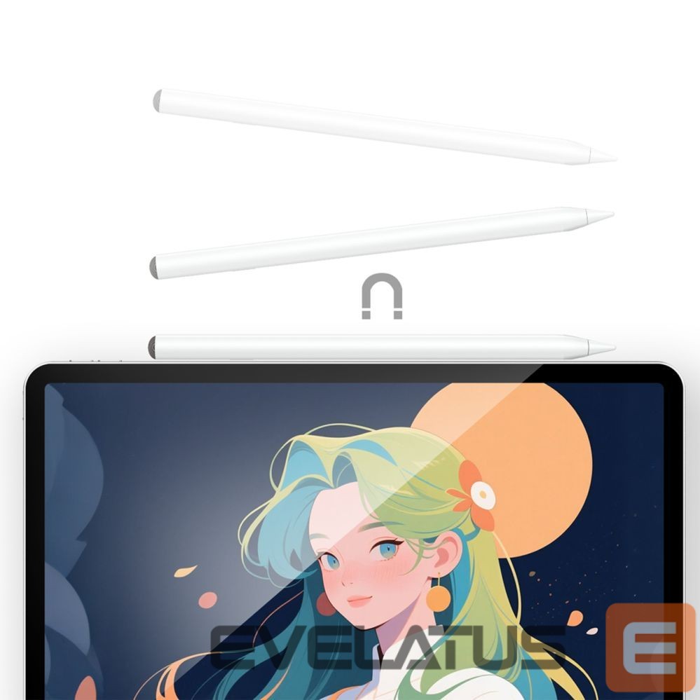 Stylus Acefast Acefast V2 Capacitive Stylus for iPad with 2 Interchangeable Tips - White