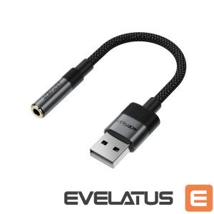 Camera accessory Acefast  Acefast J13 USB-A to 3.5mm mini jack adapter - black 