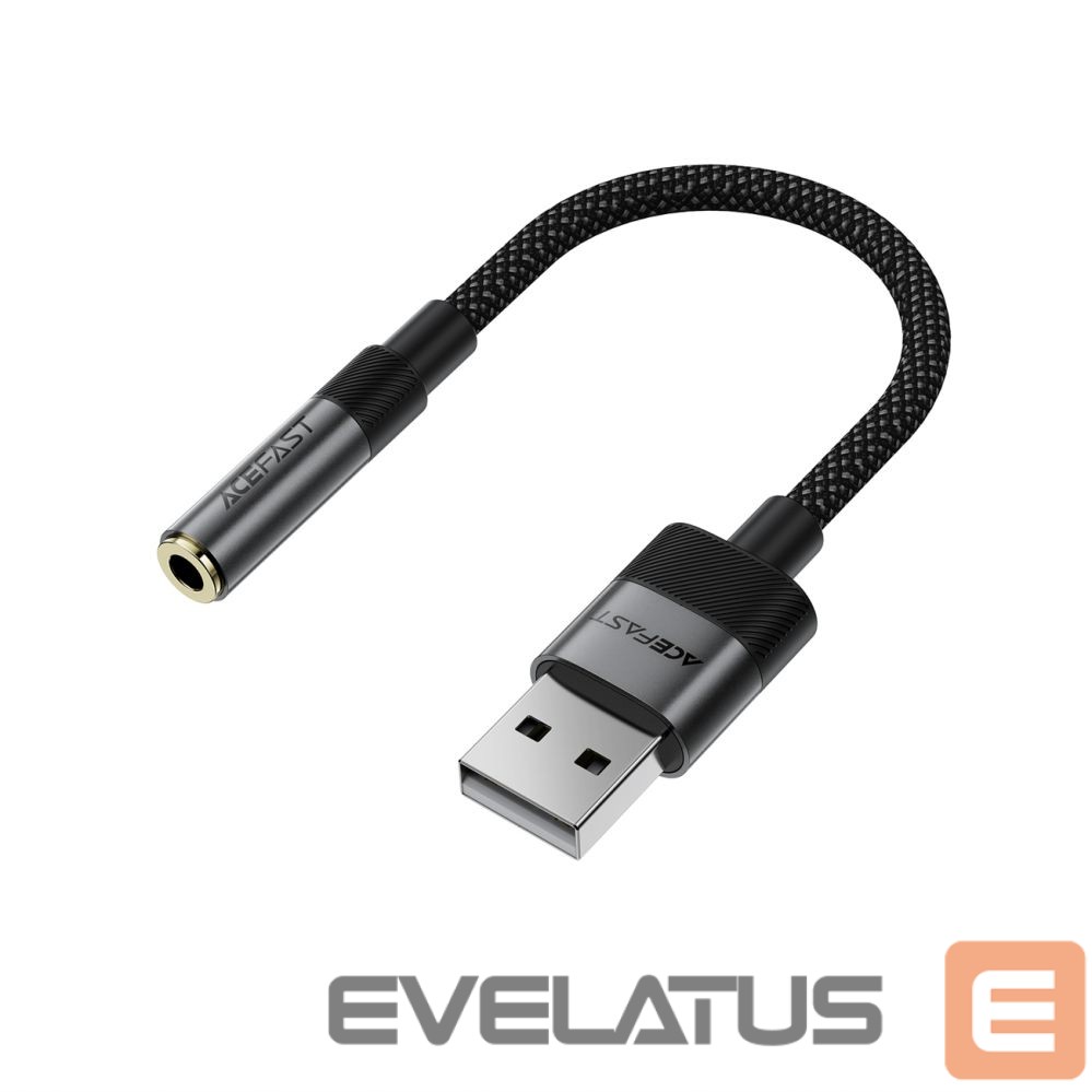 Camera accessory Acefast Acefast J13 USB-A to 3.5mm mini jack adapter - black