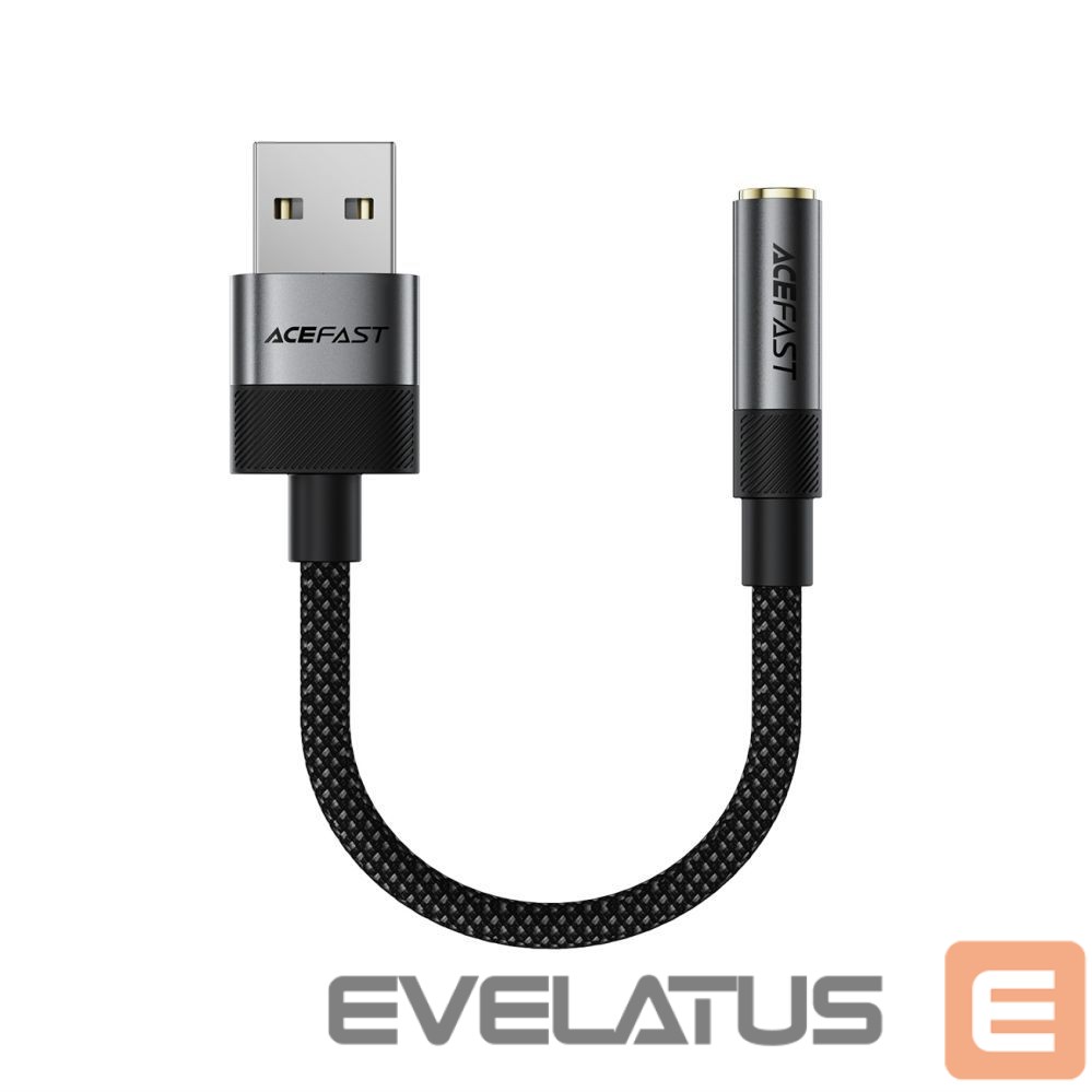 Camera accessory Acefast Acefast J13 USB-A to 3.5mm mini jack adapter - black