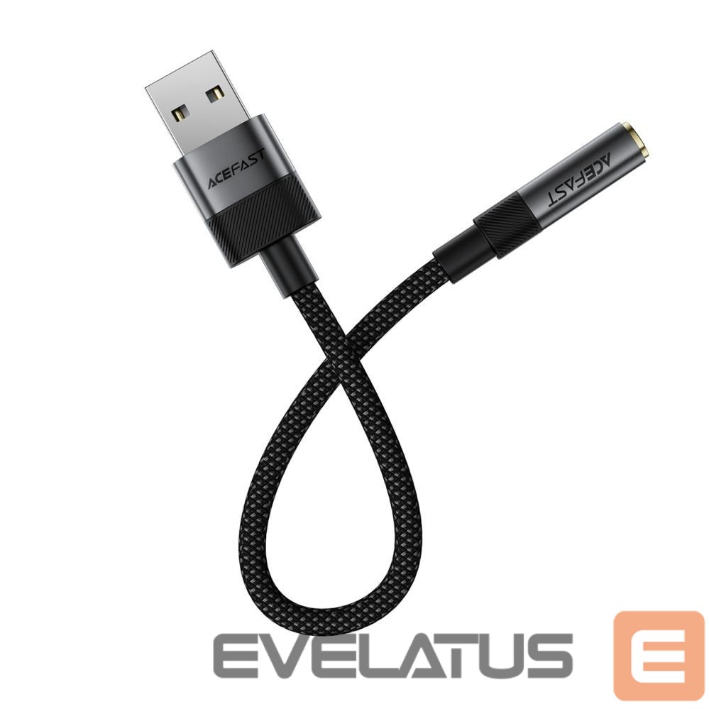 Camera accessory Acefast Acefast J13 USB-A to 3.5mm mini jack adapter - black
