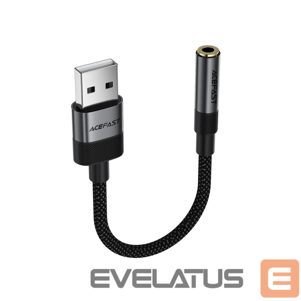 Camera accessory Acefast Acefast J13 USB-A to 3.5mm mini jack adapter - black