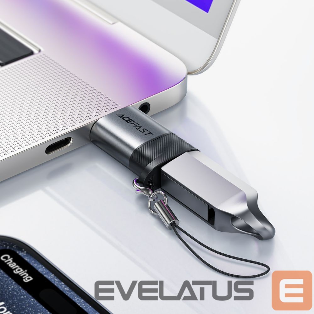 Converter Acefast Acefast J8 USB-C - USB-A Adapter - Gray