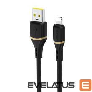 Cable Dudao  Dudao L25L 30W USB-A - Lightning Cable with Soft Silicone Braid Lightning 1m - Black 