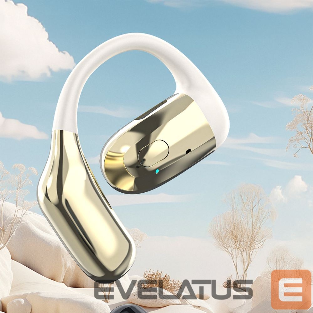 Wired headphones Dudao Dudao U4Pro Bluetooth universal over-ear headset for both ears - beige and gold