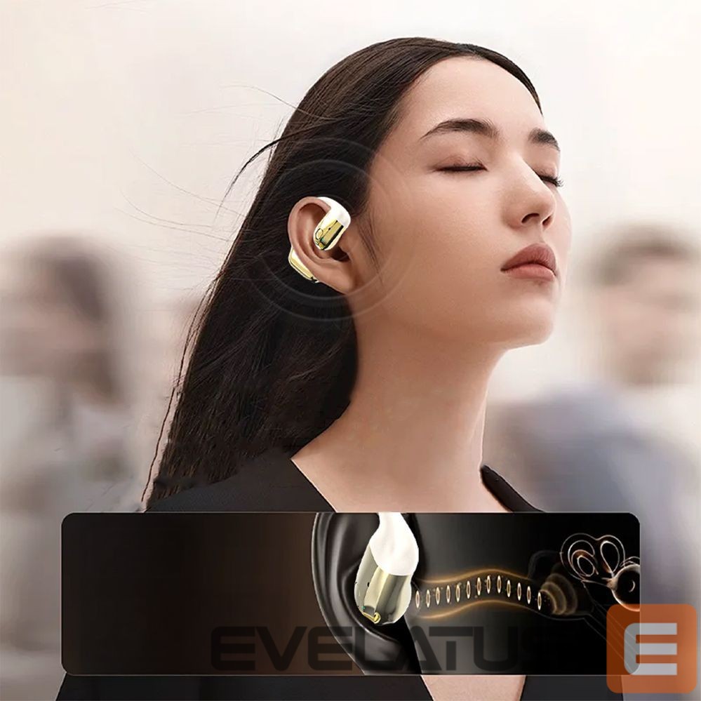 Wired headphones Dudao Dudao U4Pro Bluetooth universal over-ear headset for both ears - beige and gold