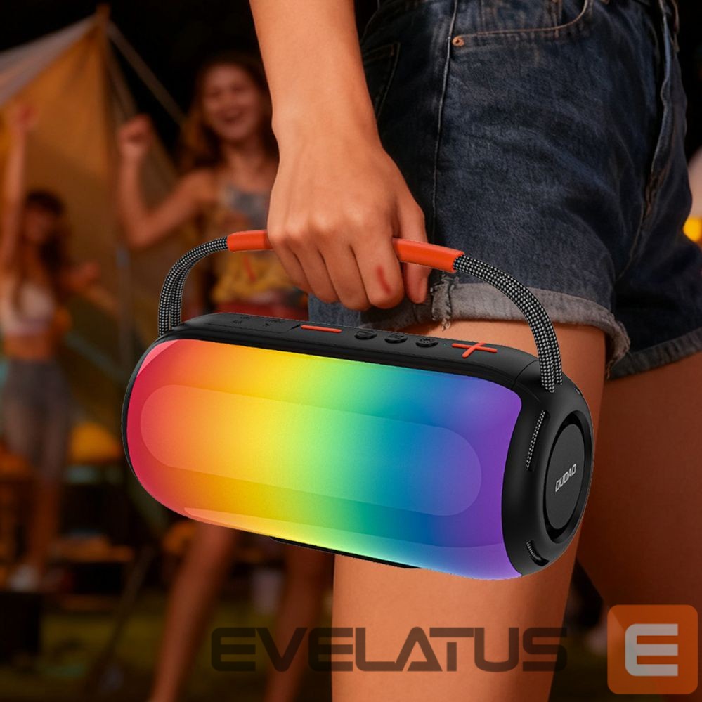 Bluetooth speakers Dudao Dudao Y21 Wireless Speaker with RGB Backlight Bluetooth 5.3 - Black