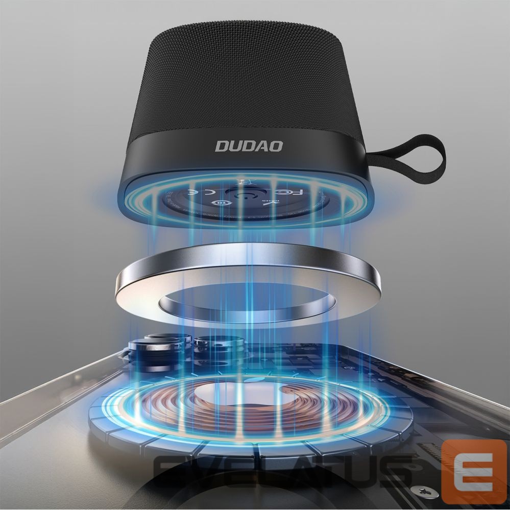 Bluetooth speakers Dudao Dudao Y20 Wireless Speaker with Magnetic Mount Bluetooth 5.3 - Black
