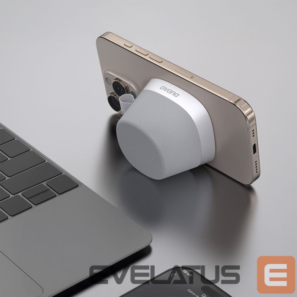 Bluetooth speakers Dudao Dudao Y20 Wireless Speaker with Magnetic Mount Bluetooth 5.3 - Silver