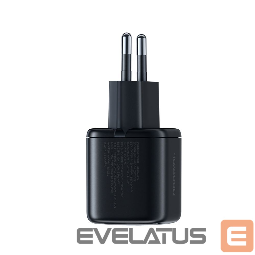 Adapter Joyroom Joyroom JR-TG7 33W USB-A + USB-C Wall Charger - Black