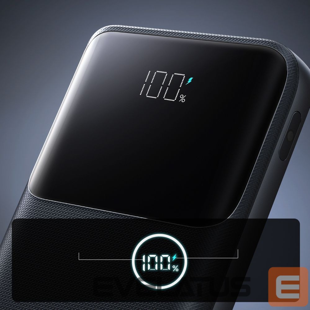 Power bank Joyroom Joyroom JR-QP191 Star Series Mini 10000mAh 22.5W Powerbank with Digital Display - Black