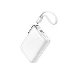 Power bank Joyroom  Joyroom JR-PBF27 Pro 10000mAh 30W Power Bank with Built-in USB-C Cable and Additional Bidirectional USB-C to Lightning Cable - White 