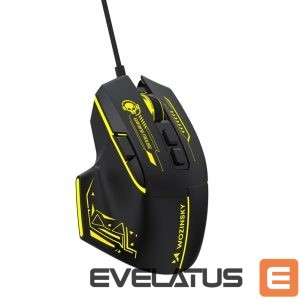 Other Wozinsky  Wozinsky WMGK-1181W Wired Optical Gaming Mouse 7200 DPI with Backlight - Black and Yellow 