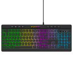 Computer keyboard Wozinsky  Wozinsky WKG-1044 Wired Backlit Membrane Gaming Keyboard - Black 