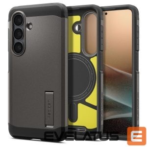 Back panel cover Spigen  Spigen Tough Armor Mag MagSafe Case for Samsung Galaxy S26 - Gray 