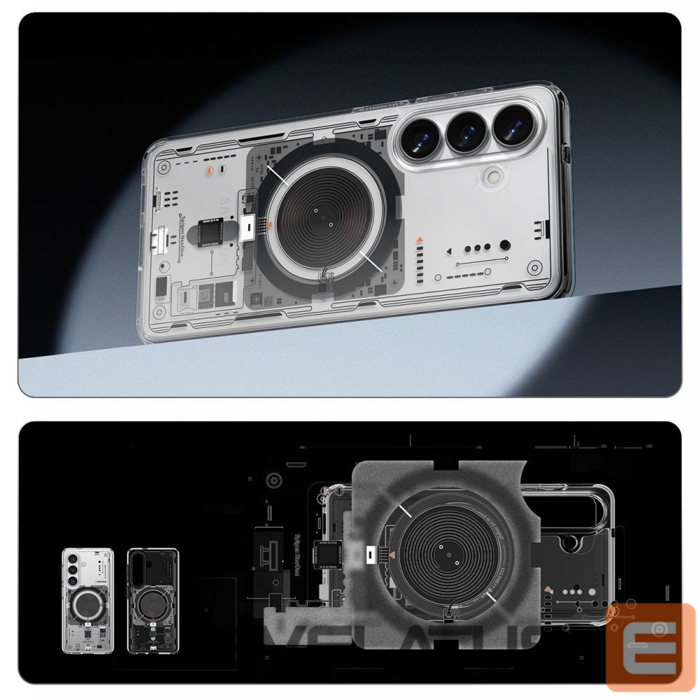 Back panel cover Spigen Spigen Ultra Hybrid Mag MagSafe Case for Samsung Galaxy S26 Neo One - Transparent