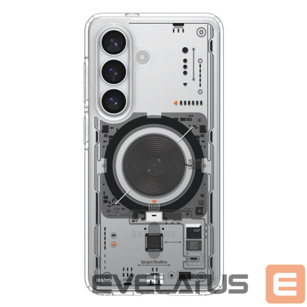 Back panel cover Spigen Spigen Ultra Hybrid Mag MagSafe Case for Samsung Galaxy S26 Neo One - Transparent