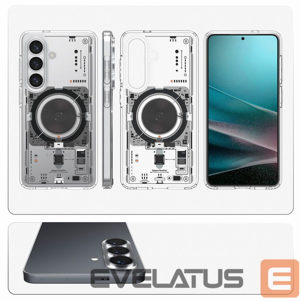 Back panel cover Spigen Spigen Ultra Hybrid Mag MagSafe Case for Samsung Galaxy S26 Neo One - Transparent