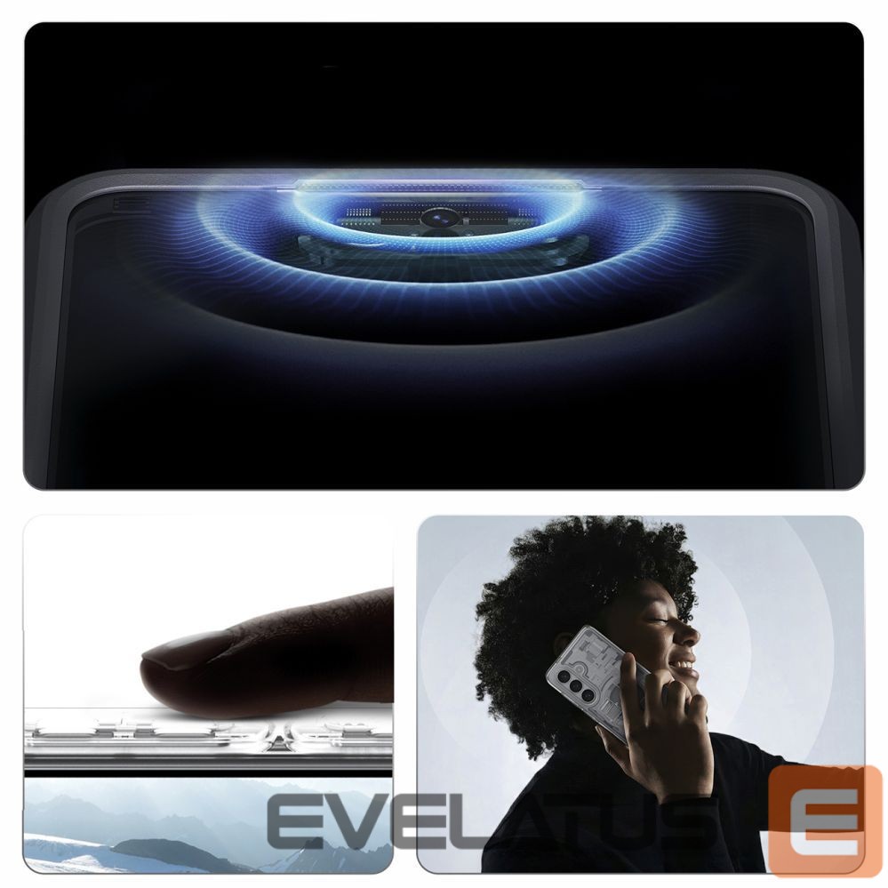 Back panel cover Spigen Spigen Ultra Hybrid Mag MagSafe Case for Samsung Galaxy S26 Zero One - Clear and White