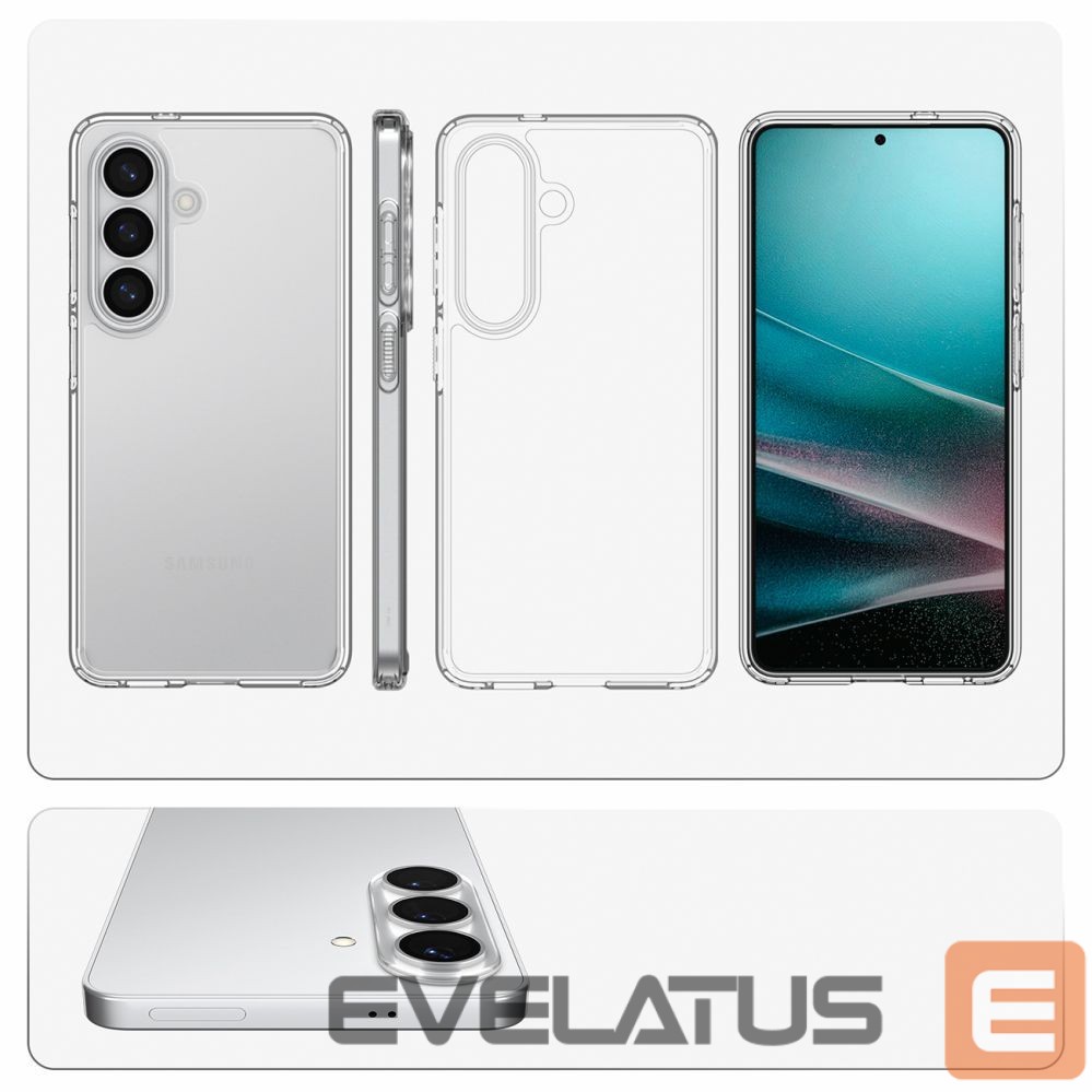 Back panel cover Spigen Spigen Ultra Hybrid Case for Samsung Galaxy S26+ - Transparent