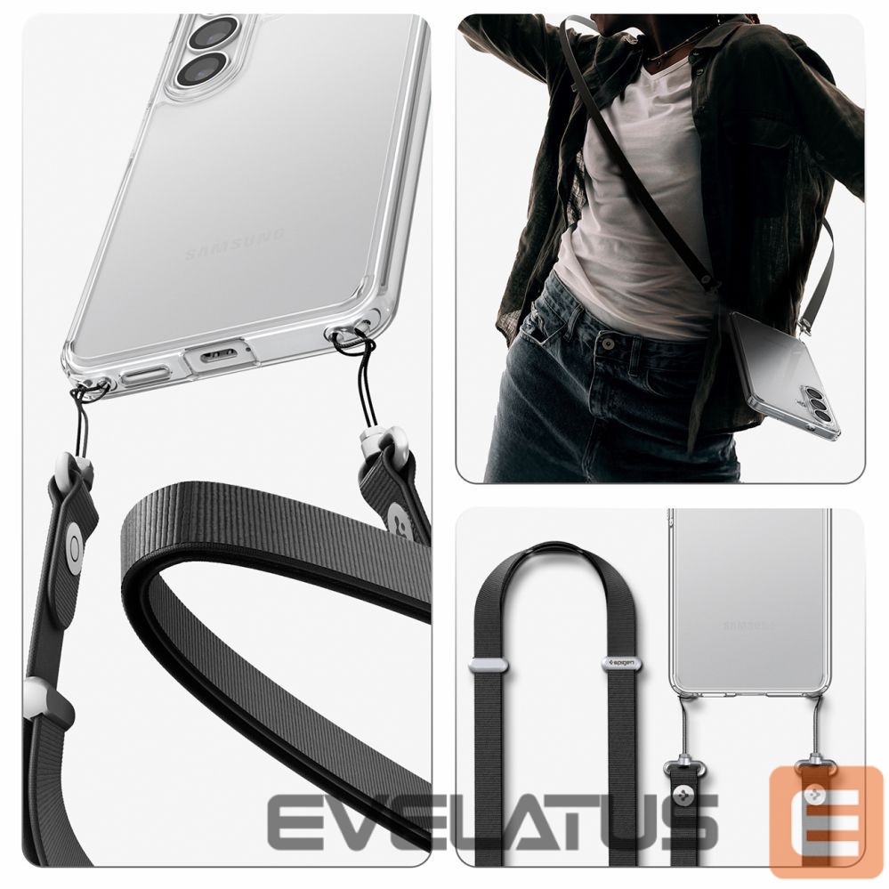 Back panel cover Spigen Spigen Ultra Hybrid Case for Samsung Galaxy S26+ - Transparent