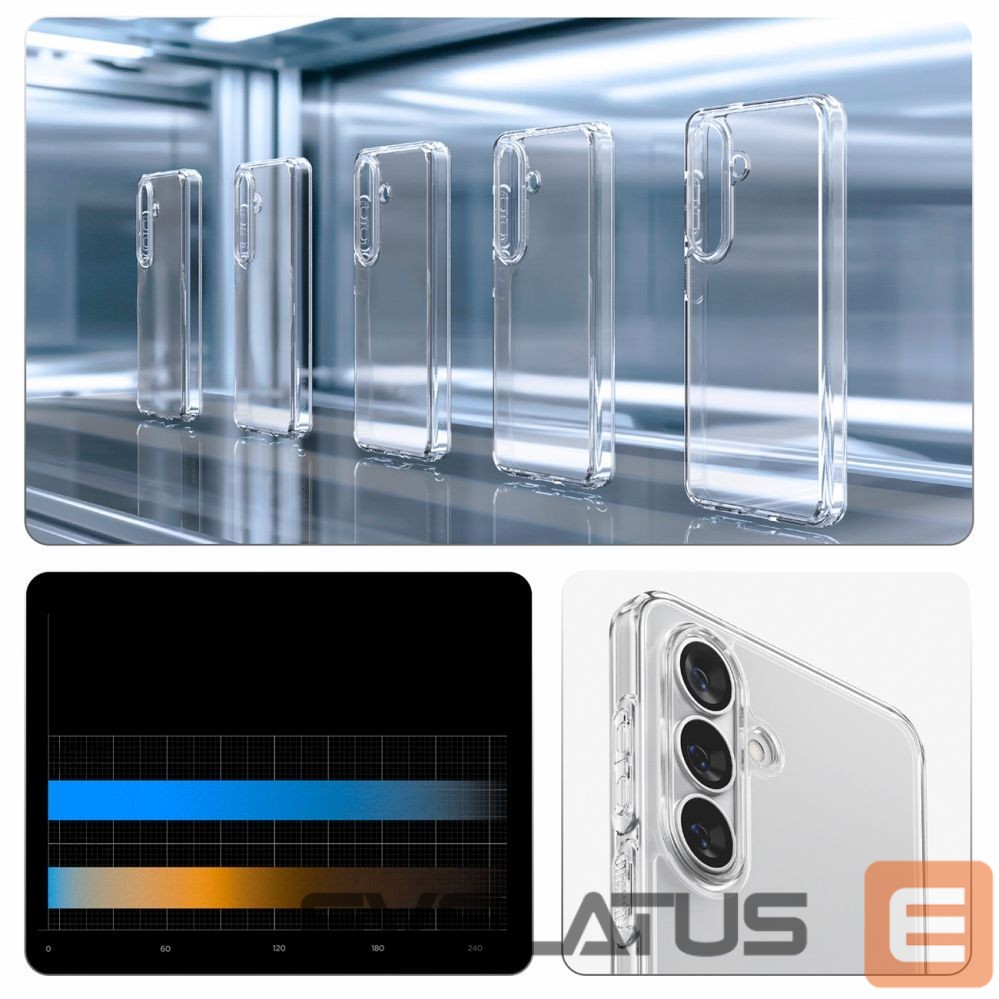 Back panel cover Spigen Spigen Ultra Hybrid Case for Samsung Galaxy S26+ - Transparent