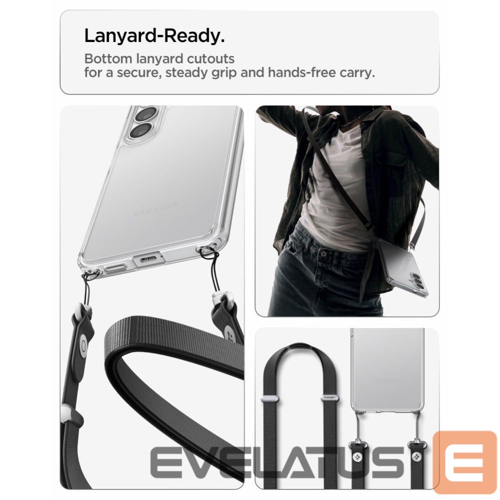 Back panel cover Spigen Spigen Ultra Hybrid Case for Samsung Galaxy S26+ - Transparent