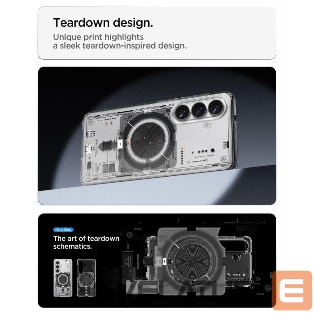 Back panel cover Spigen Spigen Ultra Hybrid Mag MagSafe Case for Samsung Galaxy S26+ Neo One - Transparent