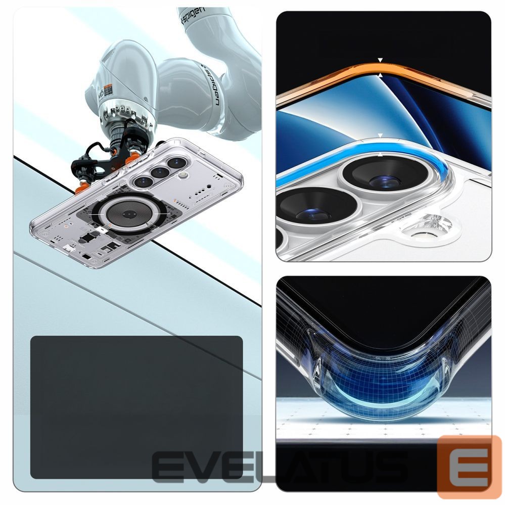 Back panel cover Spigen Spigen Ultra Hybrid Mag MagSafe Case for Samsung Galaxy S26+ Neo One - Transparent