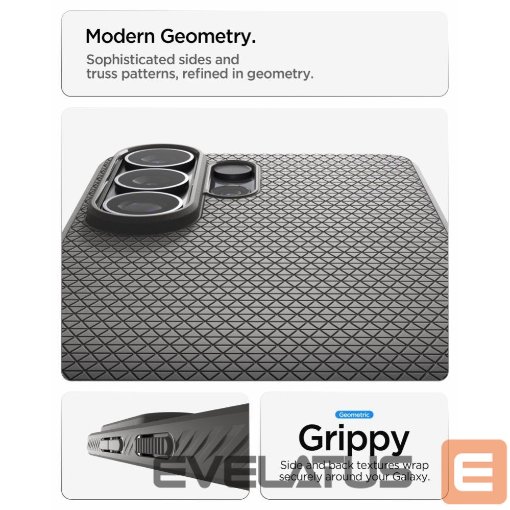 Back panel cover Spigen Spigen Liquid Air Case for Samsung Galaxy S26 Ultra - Gray