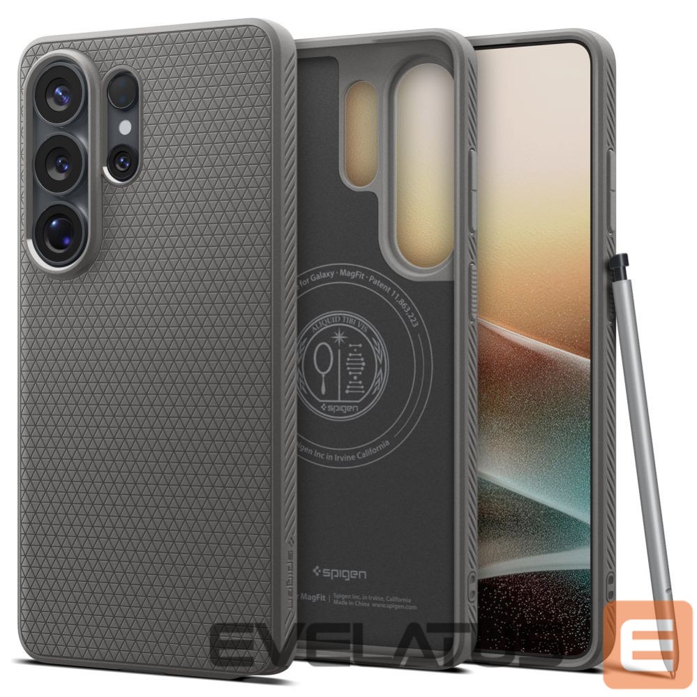 Back panel cover Spigen Spigen Liquid Air Mag MagSafe Case for Samsung Galaxy S26 Ultra - Gray