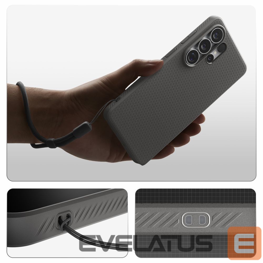 Back panel cover Spigen Spigen Liquid Air Mag MagSafe Case for Samsung Galaxy S26 Ultra - Gray