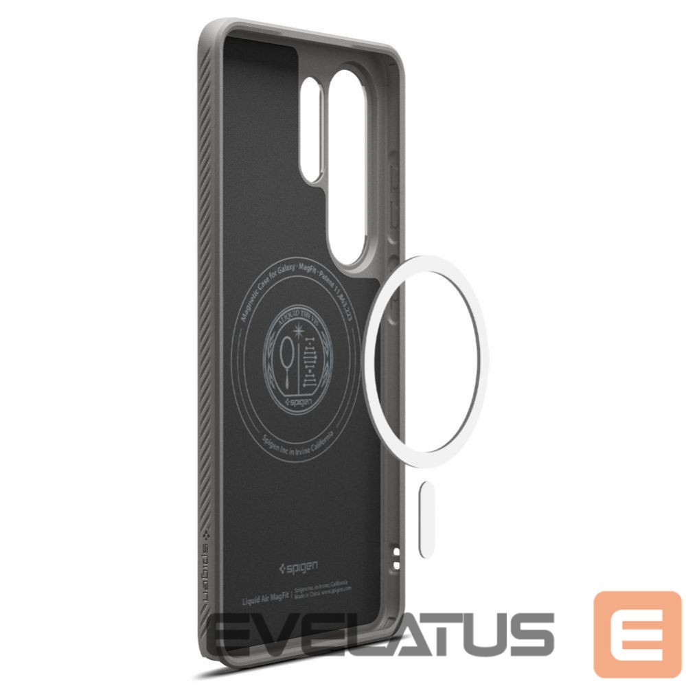 Back panel cover Spigen Spigen Liquid Air Mag MagSafe Case for Samsung Galaxy S26 Ultra - Gray