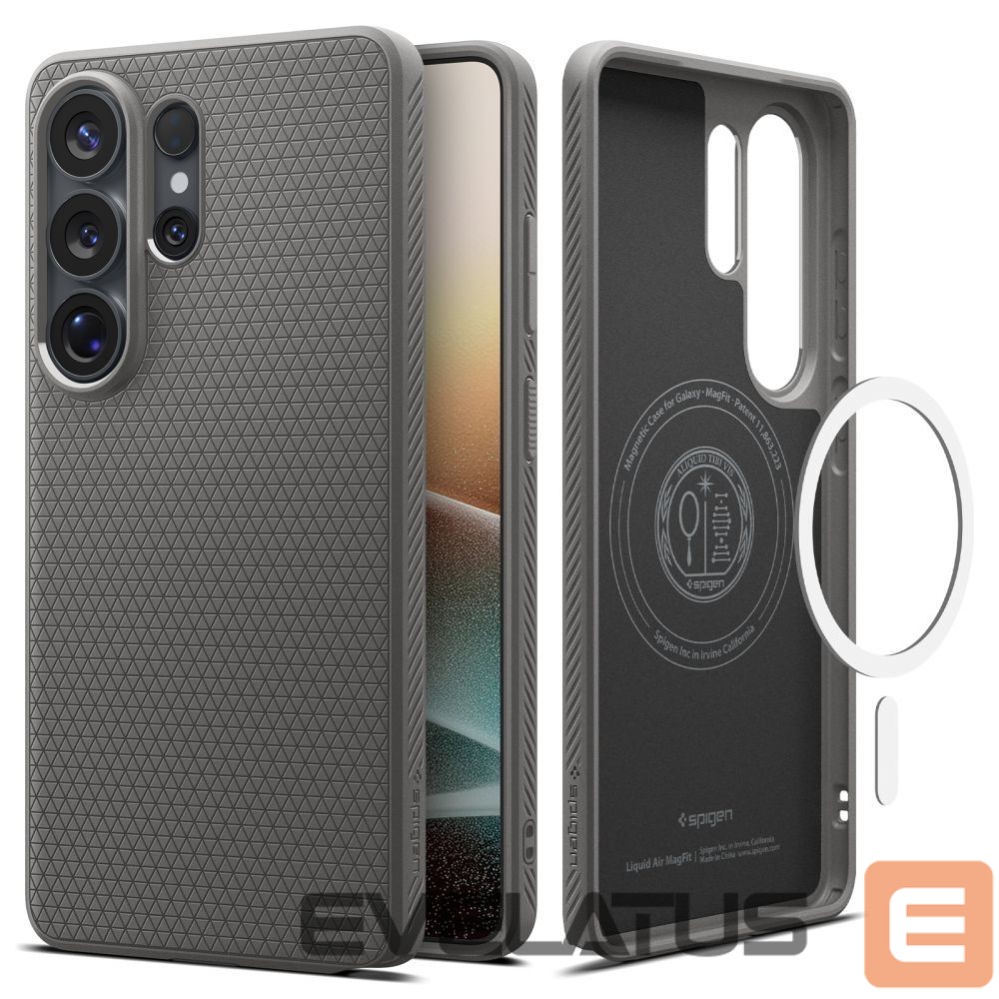 Back panel cover Spigen Spigen Liquid Air Mag MagSafe Case for Samsung Galaxy S26 Ultra - Gray