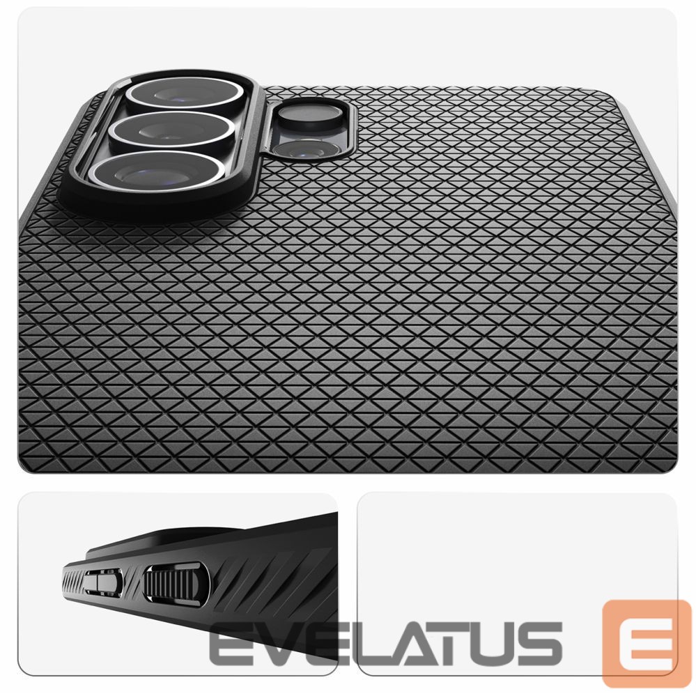 Back panel cover Spigen Spigen Liquid Air Mag MagSafe Case for Samsung Galaxy S26 Ultra - Black