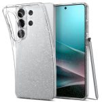 Back panel cover Spigen  Spigen Liquid Crystal Glitter Case for Samsung Galaxy S26 Ultra - Glitter and Clear 