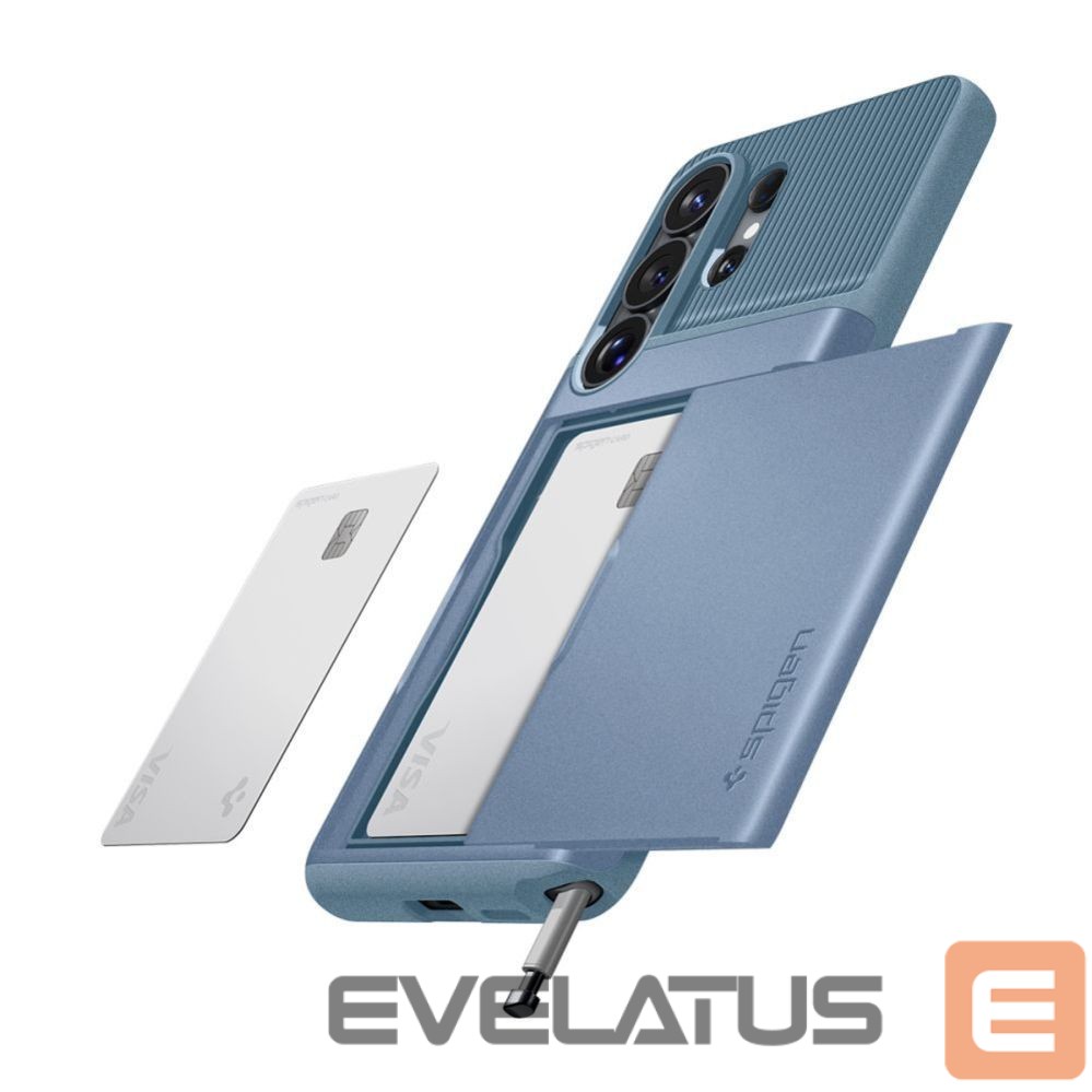 Back panel cover Spigen Spigen Slim Armor CS Case for Samsung Galaxy S26 Ultra - Blue
