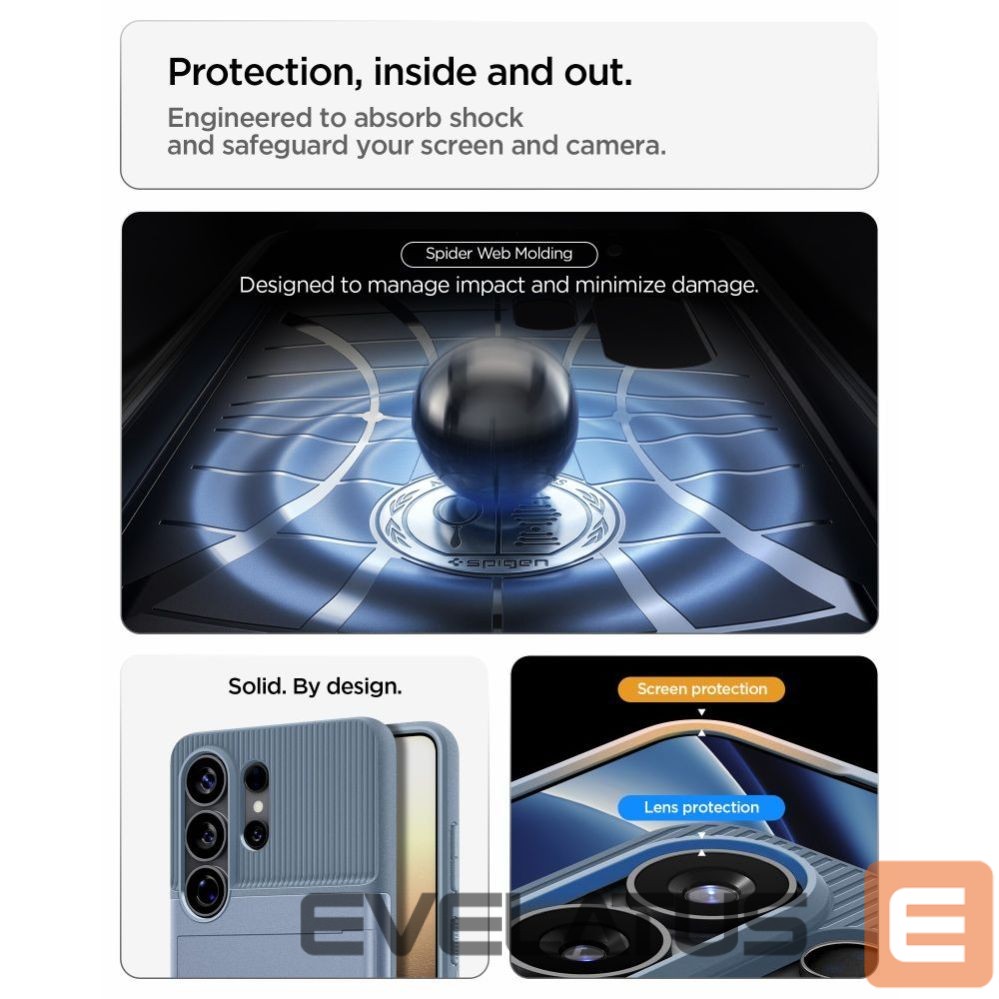 Back panel cover Spigen Spigen Slim Armor CS Case for Samsung Galaxy S26 Ultra - Blue